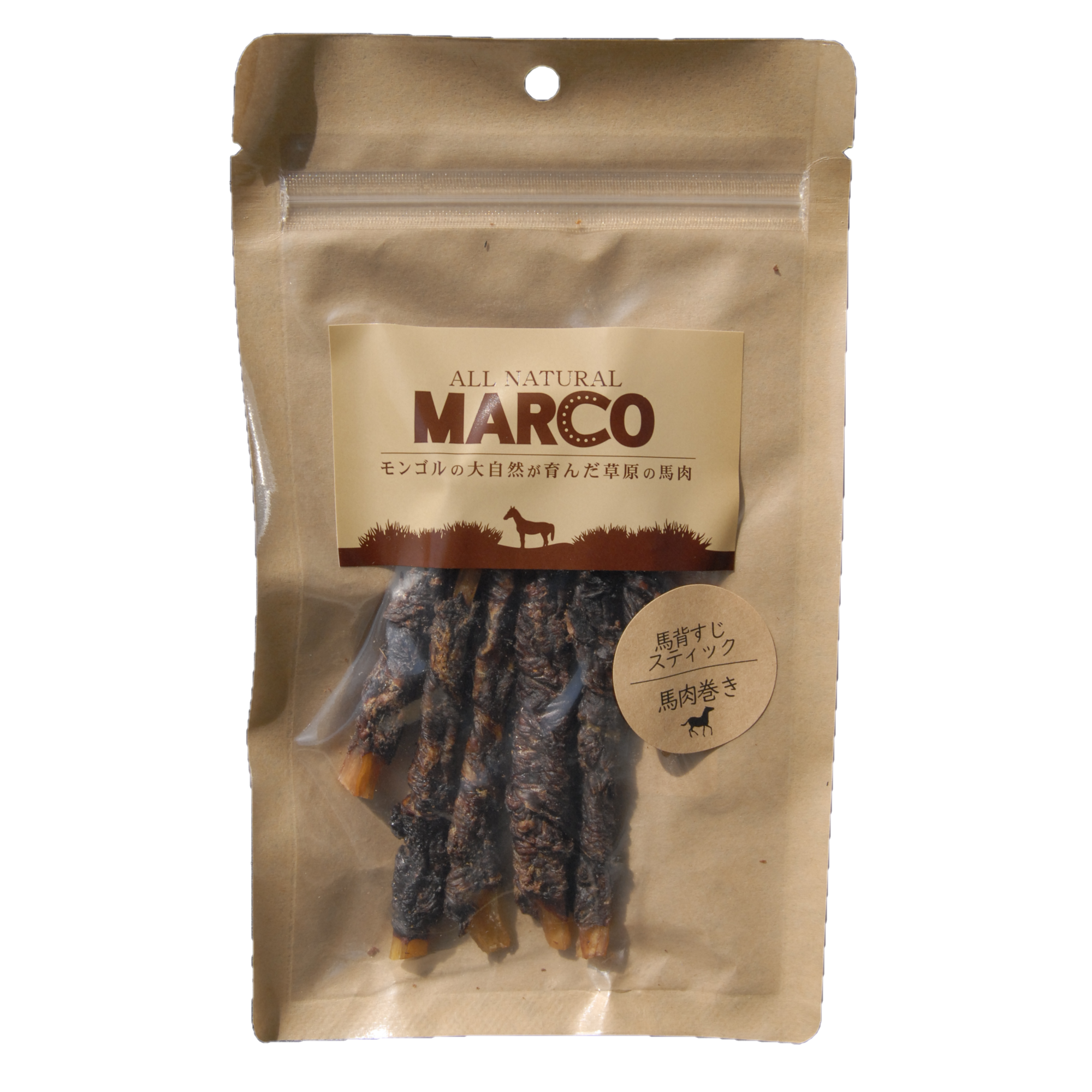 MARCO馬背筋スティック馬肉巻40g